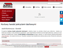 Tablet Screenshot of koscierzyna.ambit.gda.pl